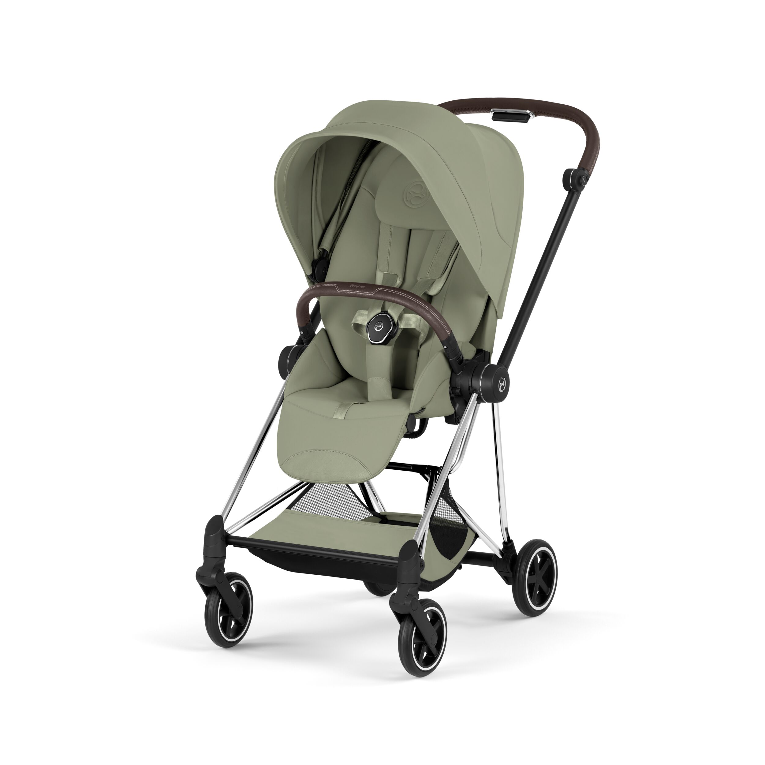 CYBEX PLATINUM - Passeggino Mios Style Sage Green con Telaio Chrome Brown