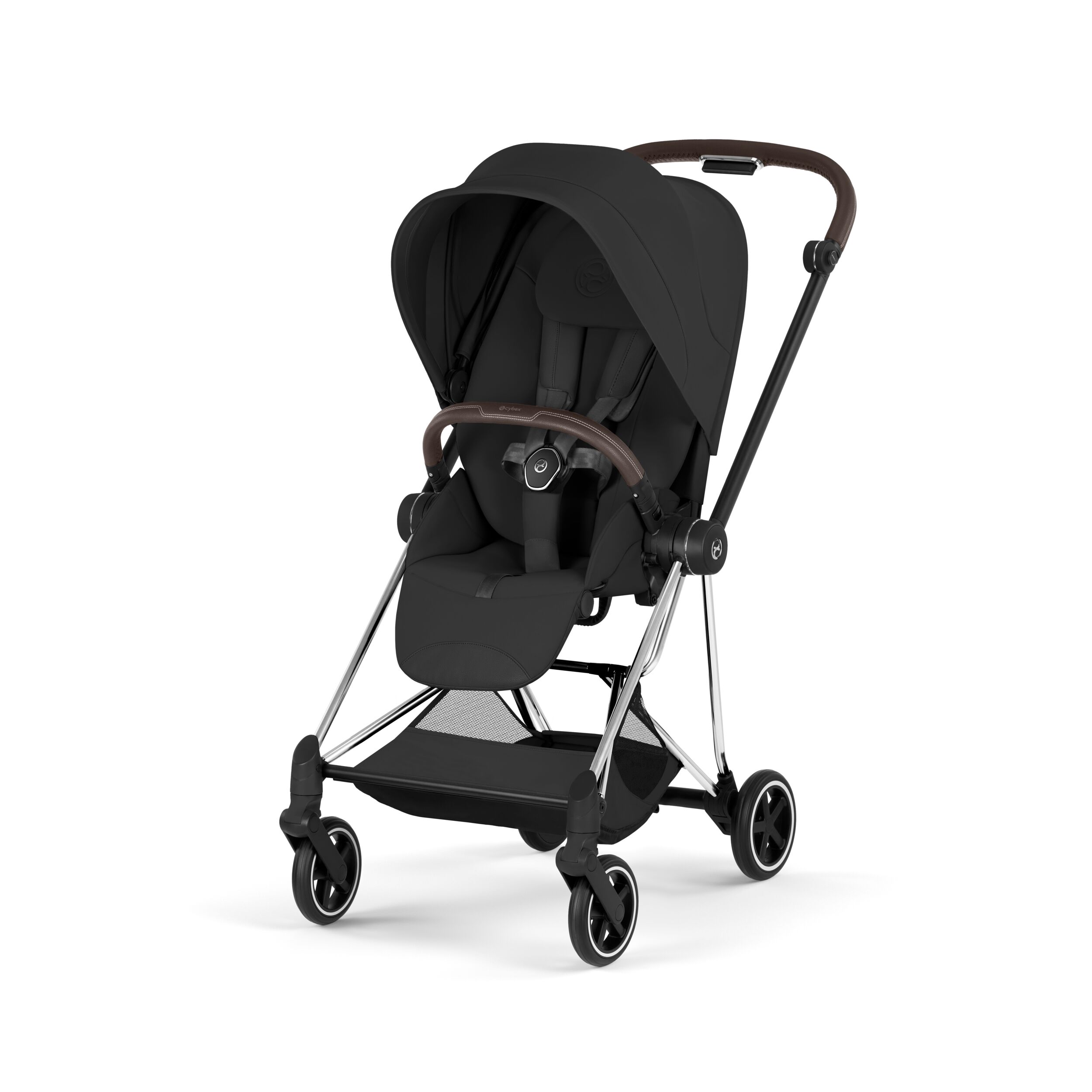 CYBEX PLATINUM - Passeggino Mios Style Sepia Black con Telaio Chrome Brown