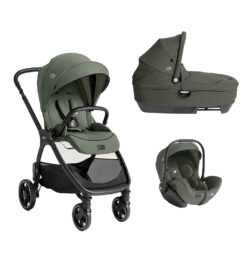 Joie Signature - Trio Valora Evergreen con Navicella Calmi e Seggiolino Auto I-Level Pro